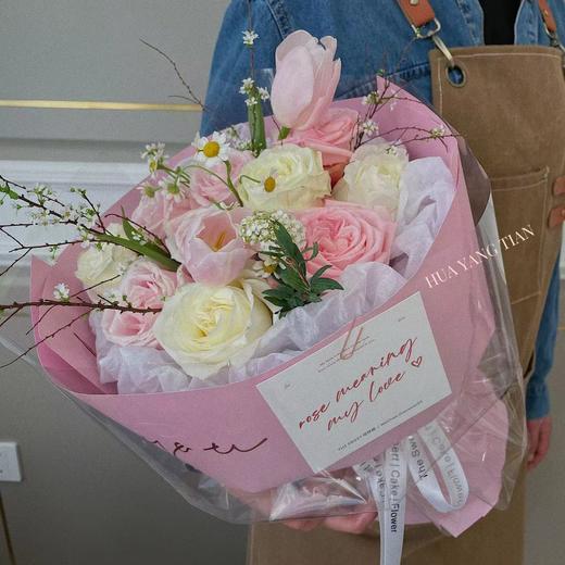 花艺  桃你欢心 · 花束 商品图2