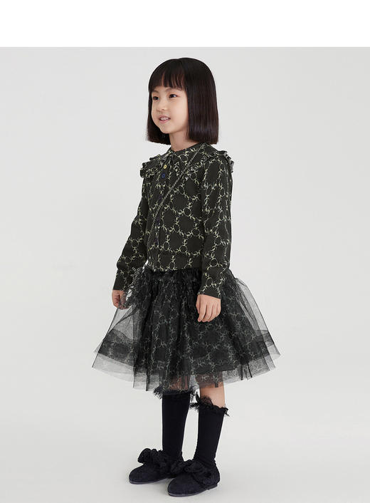 江南布衣婴童  22年春装新品  短款开襟毛衫  1MB391110 商品图5