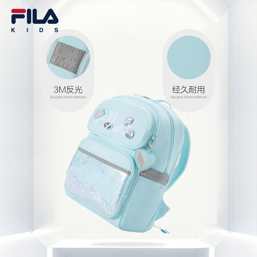 小斐乐女生小学生2022春季新款大容量书包K17B212132F 商品图3