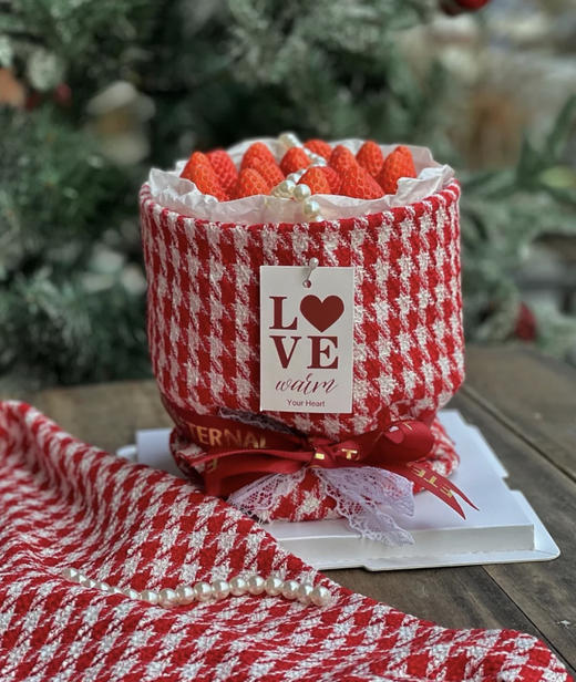 小香风草莓蛋糕 | 昔果 商品图0