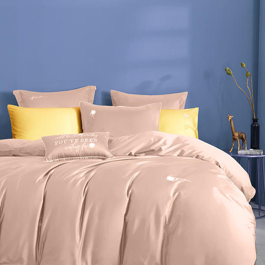 梦洁长绒棉四件套   云杉绿 商品图3