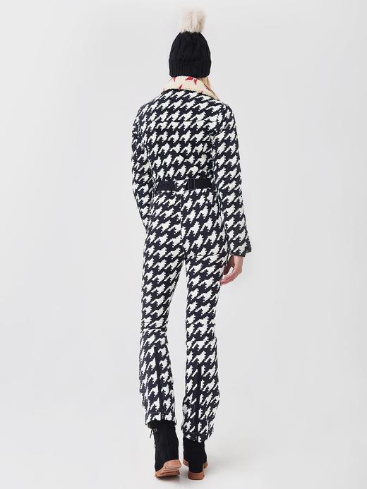 Perfect Moment - Qanaq One Piece - Houndstooth - Black/Snow White 女装 连体滑雪服 黑白色 商品图1