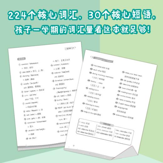 过关斩词:小学英语核心词汇五年级下 小学生考试英语基础入门 单词记忆 常用词汇知识大全书籍 主流教材核心词汇短语 新东方英语 商品图1