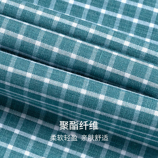 GOOD LUCK/德鲨经典格纹清新儒雅长袖衬衫LY11101-889 商品图4