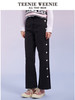 TeenieWeenie小熊宽松牛仔长裤直筒裤阔腿裤韩版显瘦女2022春夏款TTTJ221201T 商品缩略图2