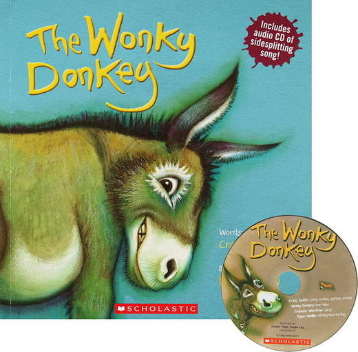 Craig Smith 英文原版 Fantastically Funny Song系列 The Wonky Donkey/Square Eyes 5册合售 附5CD 歌谣绘本 幽默故事亲子互动图画书 商品图5