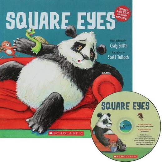 Craig Smith 英文原版 Fantastically Funny Song系列 The Wonky Donkey/Square Eyes 5册合售 附5CD 歌谣绘本 幽默故事亲子互动图画书 商品图4