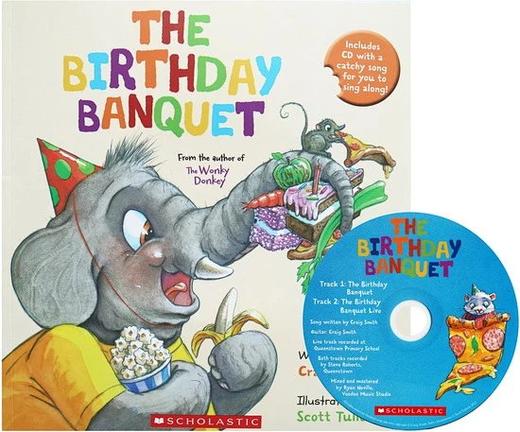 Craig Smith 英文原版 Fantastically Funny Song系列 The Wonky Donkey/Square Eyes 5册合售 附5CD 歌谣绘本 幽默故事亲子互动图画书 商品图2