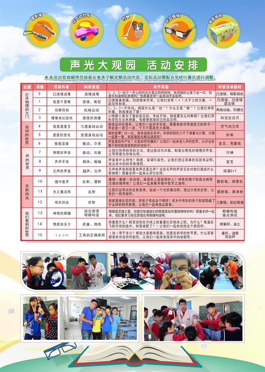 2022秋杨春湖实验初中部力翰科学7年级【声光大观园】周四课程 22.C.Z.S.17 商品图0