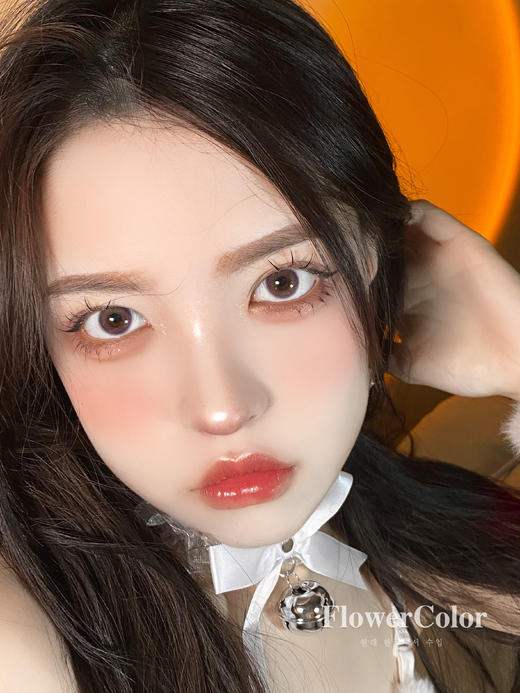 高性价比丨闪烁泪光紫·FlowerColor丨14.2mm（年抛/2片装) 商品图6