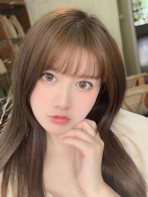 高性价比丨亚麻奶盖·FlowerColor丨14.5mm（年抛/2片装) 商品图1