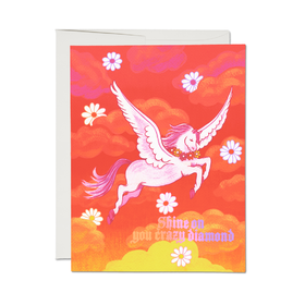 北京仓｜Red Cap Cards-Shine On Pegasus-以梦为马 贺卡［美国设计师］