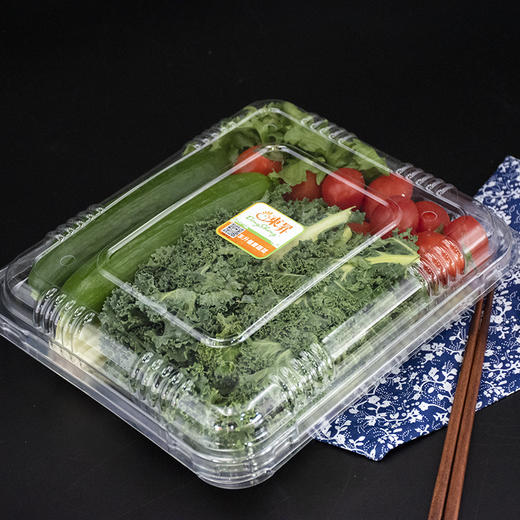 东升农场 新鲜混合蔬菜沙拉即食色拉生菜 低脂轻食健身代餐700g 商品图4