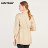 oldcolour春季纯色收腰显瘦风衣外套女N12047208 商品缩略图3