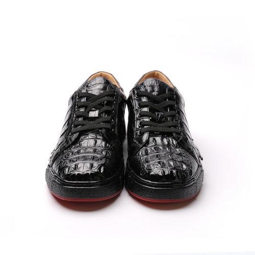 【21春夏新品】UROK新款鳄鱼皮男士防滑耐磨休闲板鞋个性时尚潮流男鞋 商品图3