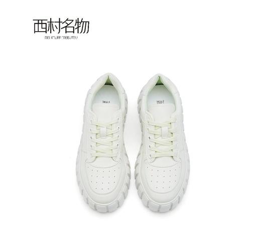 西村名物2021新款时尚休闲鞋小白鞋X21CM34381 商品图1