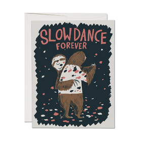 北京仓｜Red Cap Cards-Slow Dance Sloths-共舞一生 贺卡［美国设计师］