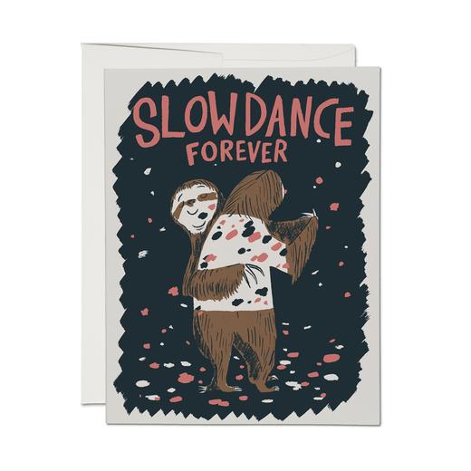 北京仓｜Red Cap Cards-Slow Dance Sloths-共舞一生 贺卡［美国设计师］ 商品图0