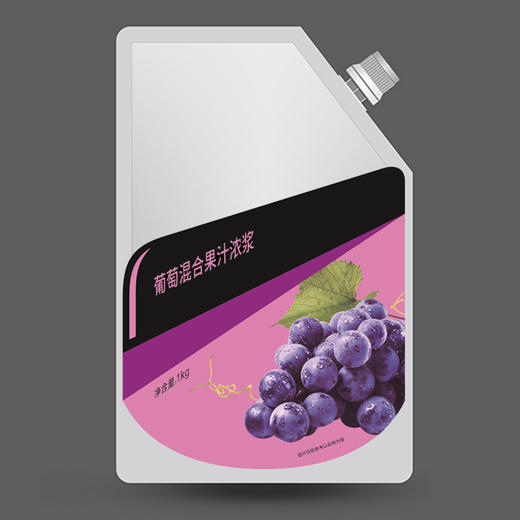 葡萄 美名氏葡萄混合浓浆 浓浆1kg 葡萄果汁浓浆 常温保存 日式天富 桃李林  美名氏葡萄混合浓浆  葡萄酱 商品图0