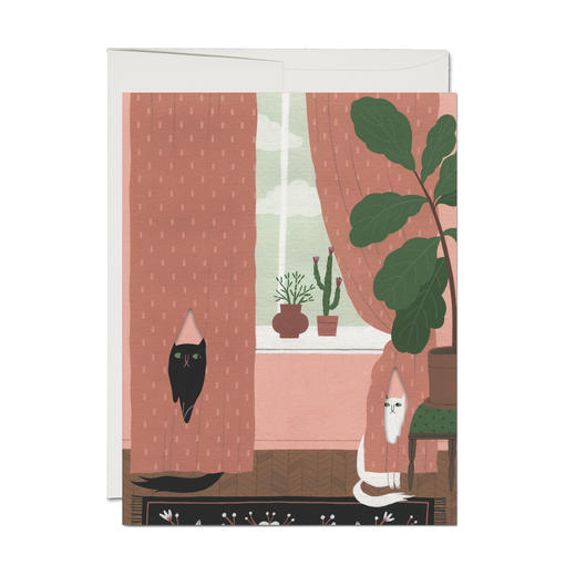 北京仓｜Red Cap Cards-Cat Crimes-友情共犯 贺卡［美国设计师］ 商品图0