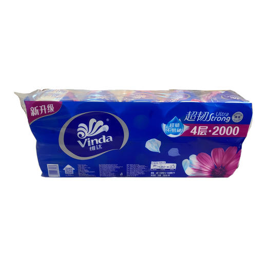 维达超韧4层卫生卷纸2000g 商品图0