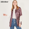 oldcolour春季纯色收腰显瘦风衣外套女N12047208 商品缩略图6