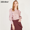 oldcolour春季圆领波点时尚气质优雅长袖套头衫女N12013268 商品缩略图3