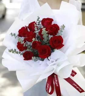 【BH】【KR】一心一意 11朵红玫瑰花束