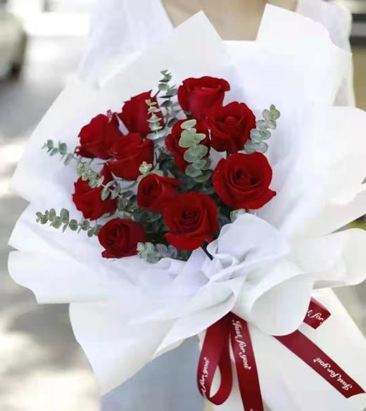 【BH】【KR】一心一意 11朵红玫瑰花束 商品图0