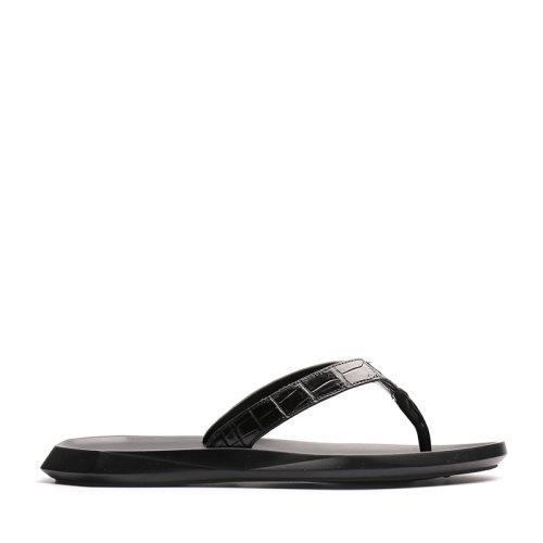 【21春夏新品】UROK新款鳄鱼皮人字拖拖鞋时尚休闲凉鞋室外防滑潮沙滩鞋 商品图0