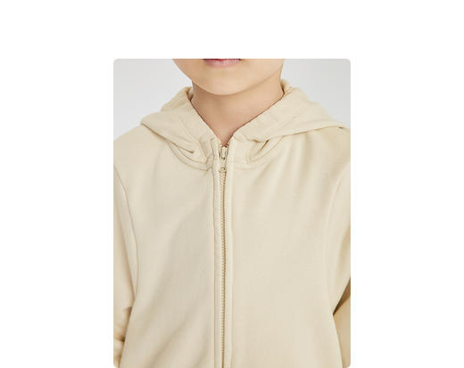 江南布衣婴童  22年春装新品连帽开襟卫衣  1MB431190 商品图11