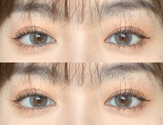 【日抛】白月光 KikiCon  | 中直径14.2，着色13.5 | 【一盒10片，多盒购买更划算，选款色板在详情页内！】，灰色 无锁边美瞳 商品图4