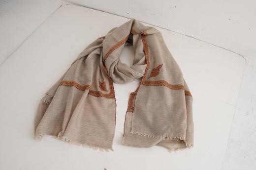 【瑕疵品清仓】伽罗 JALO 克什米尔pashmina羊绒围巾 商品图14