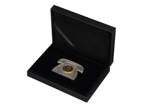 【现货】镀金可旋转！贝尔逝世百年银币 商品图3