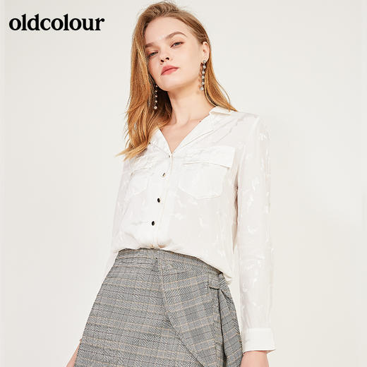 oldcolour2021春季长袖衬衫女N12013267 商品图2