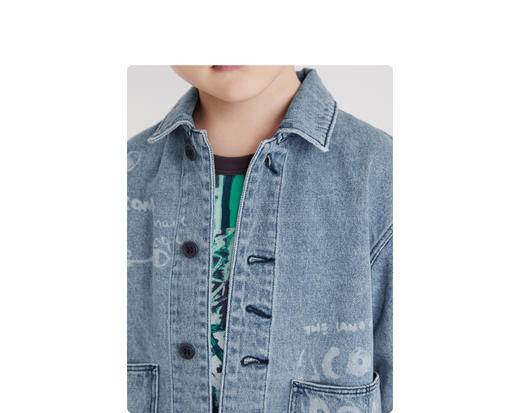 江南布衣婴童  22年春装新品  夹克  1MB603280 商品图3