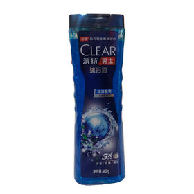 清扬男士平衡控油沐浴露400g