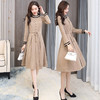 小香风连衣裙中长款2022年春装新款女装韩版收腰显瘦气质减龄裙子 HR-CPYY2002 商品缩略图1