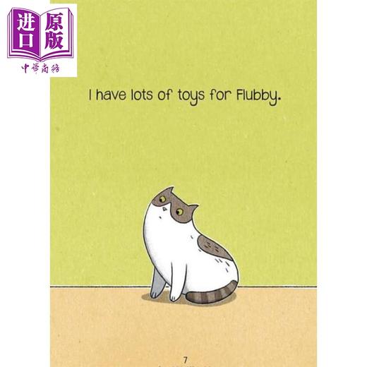 【中商原版】FLUBBY WILL NOT PLAY WITH THAT 兰登桥梁小读本 JE Morris 大懒猫费洛比2 儿童绘本猫猫故事图画书 英文原版进口 商品图1