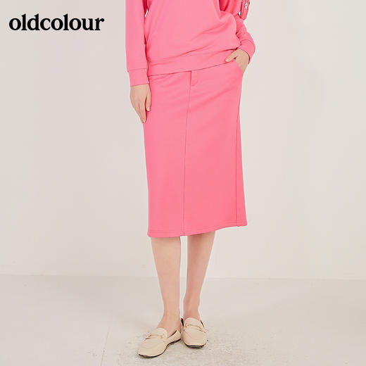 oldcolour春季新款休闲中长款舒适百搭卫衣裙N11063179 商品图0