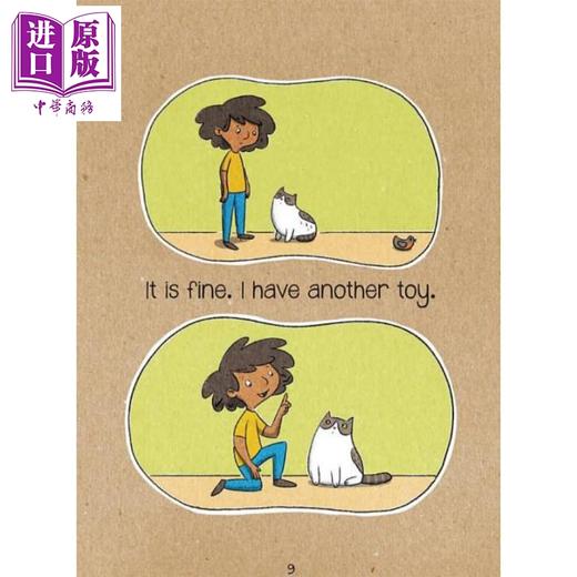 【中商原版】FLUBBY WILL NOT PLAY WITH THAT 兰登桥梁小读本 JE Morris 大懒猫费洛比2 儿童绘本猫猫故事图画书 英文原版进口 商品图3