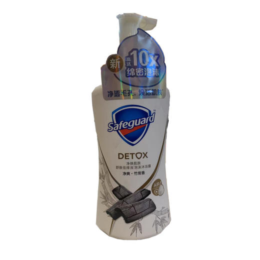 舒肤佳劲爽竹炭香泡沫沐浴露500ml 商品图0