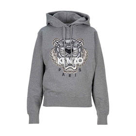 KENZO 高田贤三 经典大虎头 女士卫衣 灰色 FB62 SW871 4XA 95