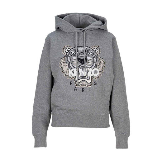 KENZO 高田贤三 经典大虎头 女士卫衣 灰色 FB62 SW871 4XA 95 商品图0