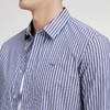 【特价】柒牌衬衫长袖男商务青年休闲百搭春秋新款纯棉条纹宝蓝色打底衬衣	122A70770 商品缩略图2