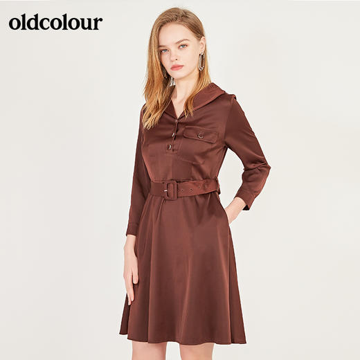 oldcolour2021春季长袖连衣裙N13103156 商品图2