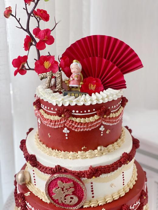 裱花款过寿（可换爷爷）主图为三层 商品图1
