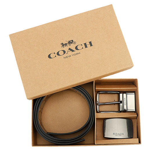 Coach 蔻驰 男士双面双头腰带礼盒 F22540QBTN2 商品图0