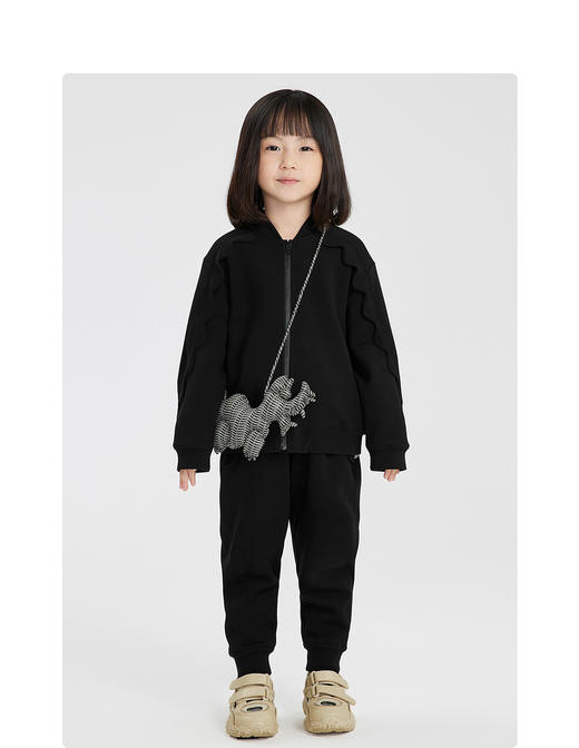 江南布衣婴童 22年春装新品  无帽开襟卫衣   1MB421200 商品图0