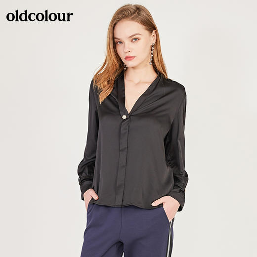 oldcolour2021春季长袖衬衫女N12013265 商品图5